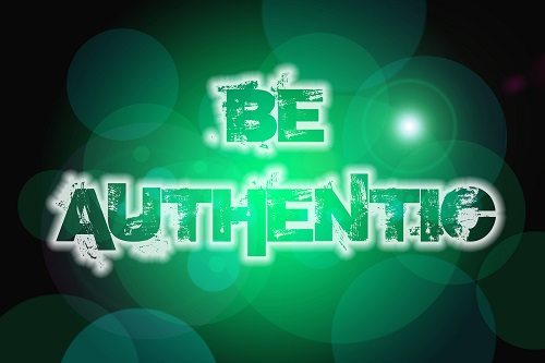 Be Authentic Concept