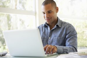 Man At Computer